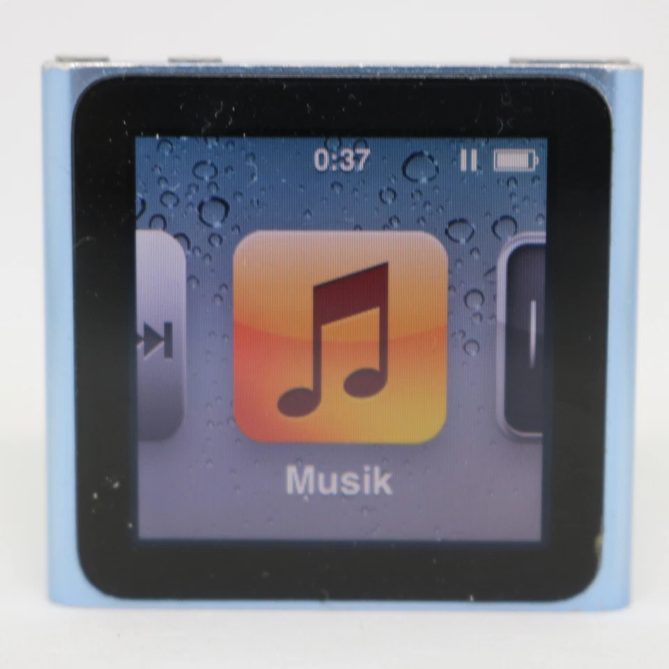 Apple iPod nano 6. Generation Blau  (8GB) Clip-MP3 Player / vom Händler - Bild 1 von 4