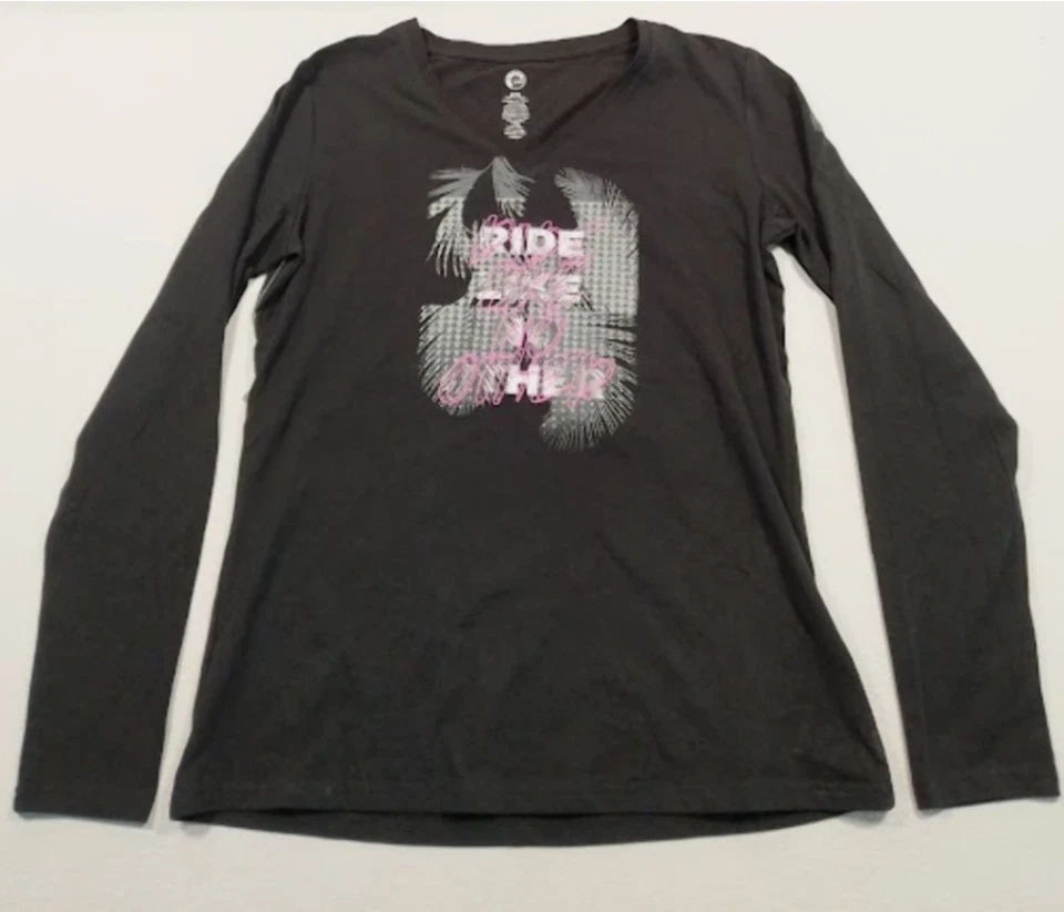 CAMISETA CAN-AM MUJER MANGA LARGA PARADISE NEGRA TALLA GRANDE 4542030990 Foto 1 de 1