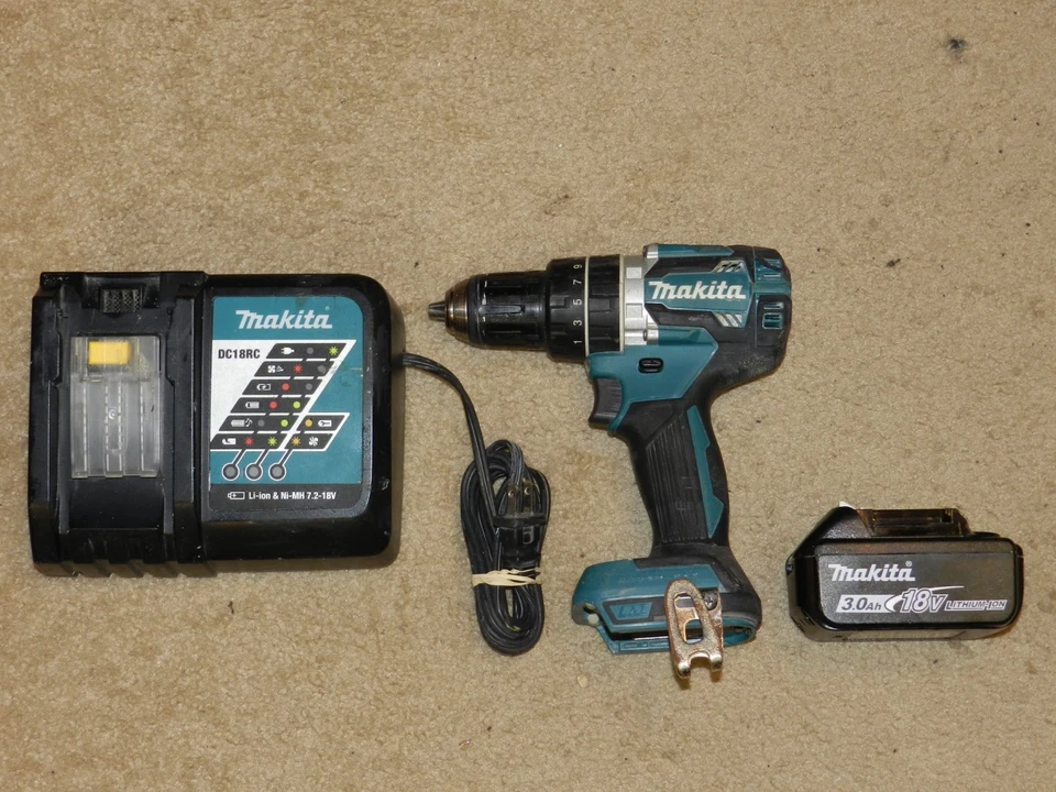 Makita XPH12 18V LXT Lithium-Ion 1/2" Brushless Cordless Hammer Drill W/ BATTERY - Image 1 of 1