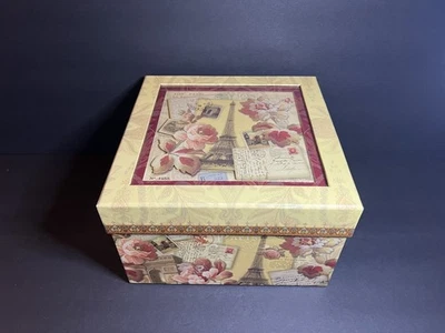 VTG Punch Studio Eiffel Tower 3D Paris Themed Keepsake Decorative Storage Box - Image 1 of 4