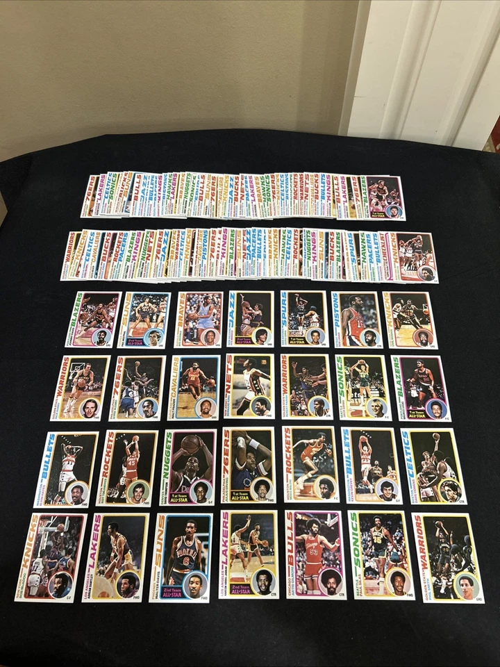 1978-79 Topps Basketball Complete Set 132 NM-MT Bernard King RC Jabbar Erving *4 - Image 1 of 4