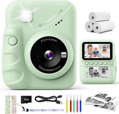 Sofortbildkamera Kinder 3,0 Zoll Bildschirm 48MP Kinderkamera mit 32 GB-Karte - Bild 1 von 4