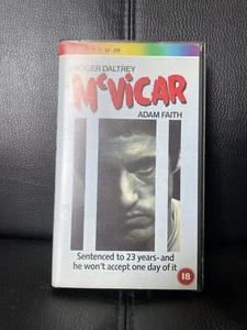 McVicar VHS  (Roger Daltrey, Adam Faith) Cert 18 (1980) The Who Films Ltd - Picture 1 of 3