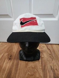 Nike Vintage 90s Swoosh Logo Just do It Embroidered Snapback Hat Cap - Picture 1 of 8