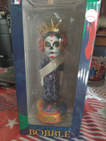 FOCO Dodgers Catrina Day of the Dead Bobble Cover