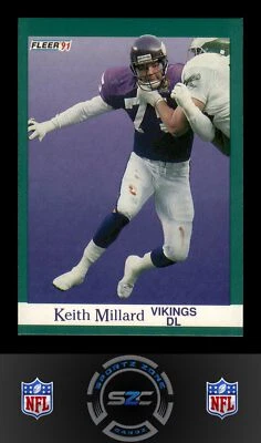 Keith Millard - 1991 Fleer Card#287 - Image 1 of 2