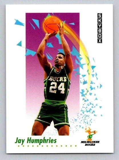 1991-92 Skybox Jay Humphries #158 Milwaukee Bucks - Image 1 of 2
