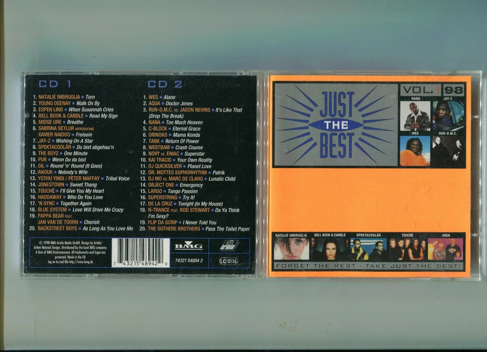 Just the Best Vol. 1 98 - 2 CDs - Bild 1 von 1