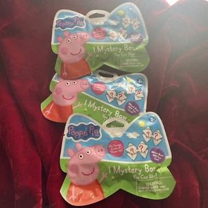 Juego de 3 bolsas ciegas Peppa Pig sorpresa misteriosas con moño de pelo serie 1 - Imagen 1 de 5