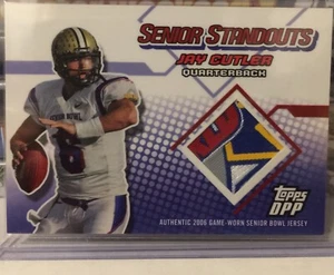 Jay Cutler 2006 Topps DPP Senior Standouts 5 Color Game Used Jersey Patch 1/1 RC - Picture 1 of 2