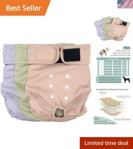 Reusable Dog Diapers for Female Dogs in Heat - Highly Absorbent and Leak-Free - Picture 1 of 9