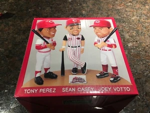 Votto, Casey, Perez TRIPLE Bobblehead SGA Cincinnati REDS 16.09.17 + GAME TICKET - Bild 1 von 5