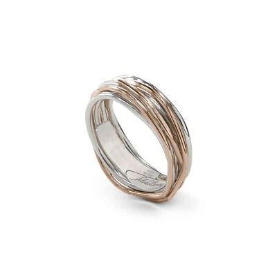 Anello Donna Filodellavita Classic 7 Fili Argento Oro Rosa Mis 13 AN7AR - Immagine 1 di 4