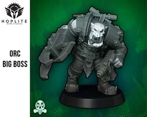 Orc Brutal Big Boss with Claw | Space Orcs | Greenskin Orks |Malicious Miniature - Picture 1 of 4