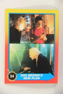 Back To The Future II 1989 Trading Card #54 Doc Brown's New Plan L018967 - Image 1 of 2