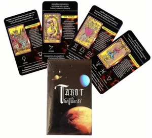 Tarot 78 Cards Deck Beginner Meaning Teaching Learning Fortune Future  Telling - Picture 1 of 6