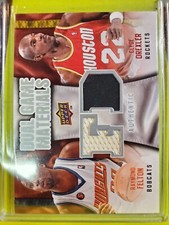 2009-10 Upper Deck Dual Game Materials Clyde Drexler Raymond Felton #DG-FD HOF