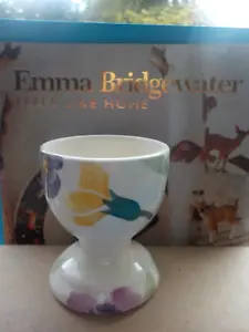 Emma Bridgewater Wallflower China Egg Cup, Single Egg Cup, Brand New - Picture 1 of 4