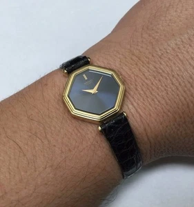 NUEVO DE LOTE ANTIGUO DÉCADA DE 1980 SEIKO SEÑORA RELOJ DE CUERO REF# XT094 - Imagen 1 de 4