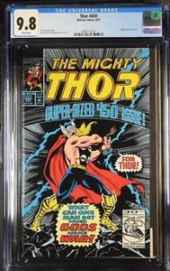 Thor #450 CGC 9.8 Marvel Comics Bronze Age 1st appearance of Bloodaxe Near Mint - Picture 1 of 2