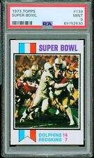 1973 Topps Super Bowl Miami Dolphins #139 PSA 9 A832 