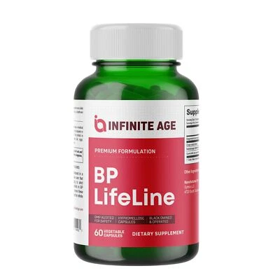 Cápsulas Infinite Age BP Lifeline 60 unidades - Suplemento de apoyo a la salud del corazón... Foto 1 de 4
