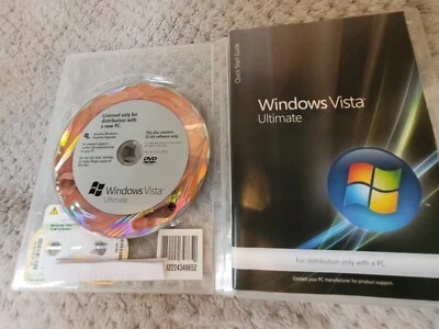Microsoft Windows Vista Ultimate (32  bit version disc)  full install - Image 1 of 2