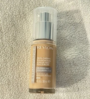 NEW Revlon Illuminance Skin-Caring Foundation, Buff Beige 209  1.0 fl oz - Image 1 of 4
