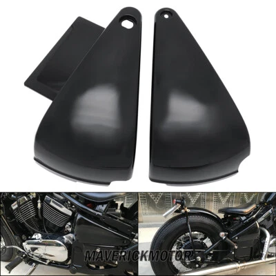 Cubiertas de carenado lateral de batería ABS para Kawasaki Vulcan 800 VN800 Classic 1995-2006 Foto 1 de 4