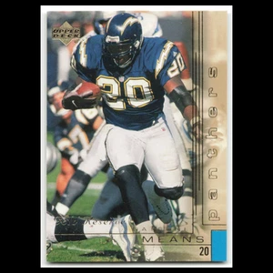 Natrone Means #22 2000 Upper Deck Gold Reserve Carolina Panthers Football Card - Picture 1 of 3