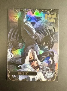 2023 Fleer Ultra Midnight Sons Gold Rainbow Black Cat #6 Epack Exclusive - Picture 1 of 2