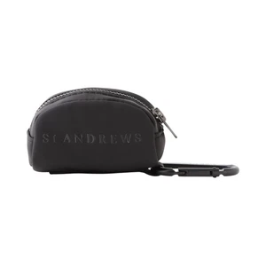 St. Andrews Golf Ball Pouch (Brand Logo with Carabiner Hook) - Blac... ore order - Picture 1 of 5