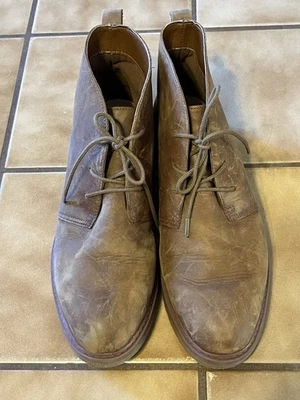 Clarks Collection Botas de Cuero con Cordones para Mujer Cuero Tostado Oscuro EE. UU. 10 M Foto 1 de 4