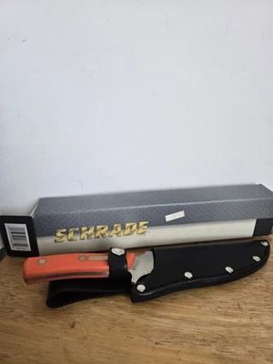 CUCHILLO BOWIE DE CAZA SCHRADE OLD TIMER CON FUNDA DE CUERO N.I.B. !!! Foto 1 de 4