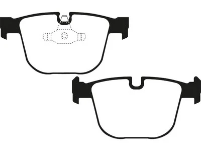 Juego de pastillas de freno traseras para BMW M3 2008-2013 EBC 69142TCFQ 2009 2010 2011 2012 Foto 1 de 4