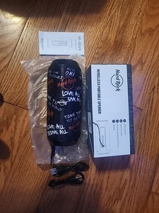 Nuevo en caja Altavoz Hard Rock Café Inalámbrico Bluetooth Portátil Negro Malla Negro PWP - Imagen 1 de 10