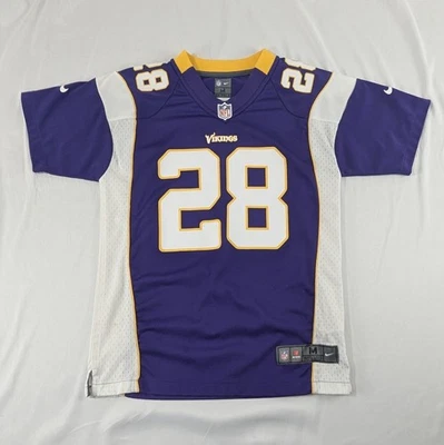 Camiseta Adrian Peterson Minnesota Vikings #28 Nike M Mediana 10-12 Púrpura NFL Foto 1 de 4