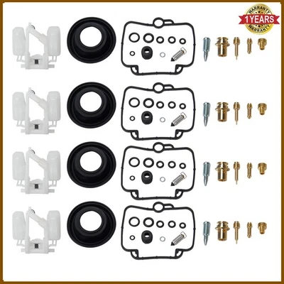 4x For Suzuki Katana 750 GSX750F 1989-1997 Carburetor Repair Kit diaphragm Float - Image 1 of 4
