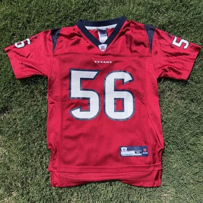 Camiseta de fútbol americano Reebok NFL Houston Texans Brian Cushing malla juvenil mediana 10-12 Foto 1 de 4