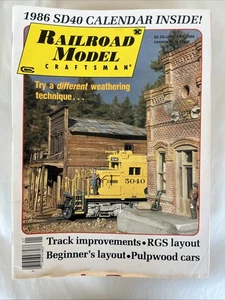 1986 Railroad Model Craftsman Magazine Lot Of 12 Full Year - Picture 1 of 14