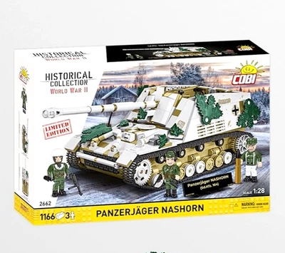 Panzerjager Ost Front  Sd.Kfz.164 Winter Nashorn scale 1:28 COBI  2662 Limited ! - Image 1 of 4