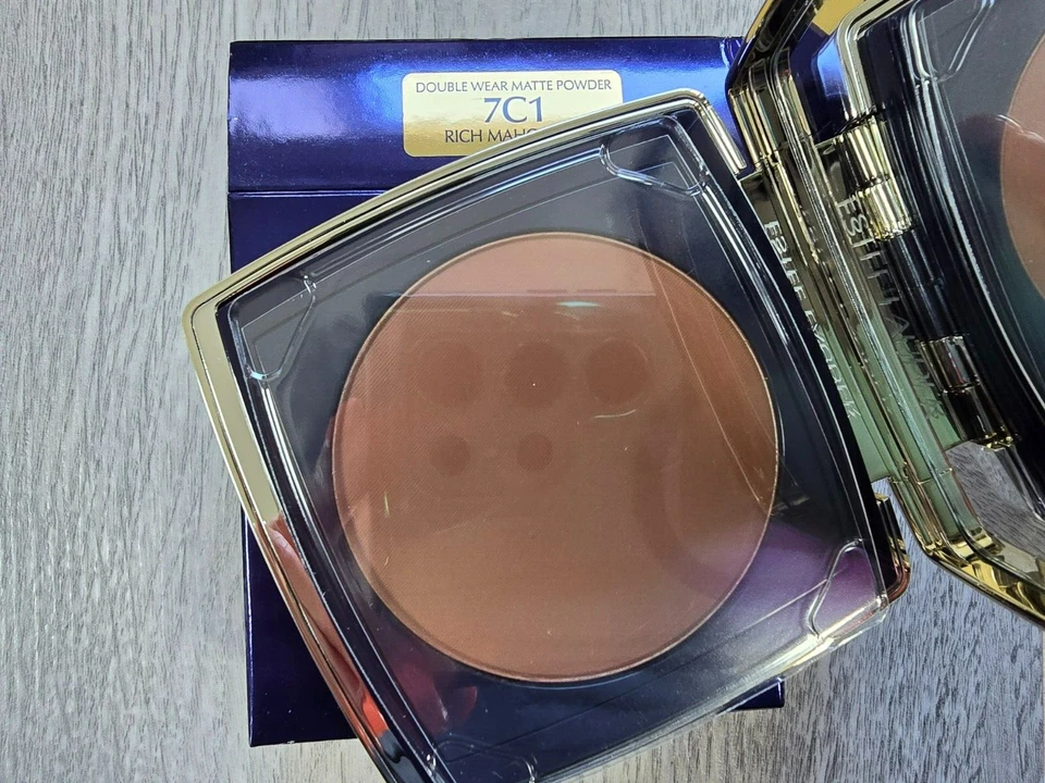 Estee Lauder Double Wear Matte Powder Foundation '7C1 Rich Mahogany' NEU