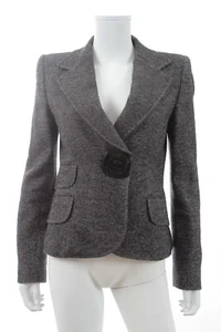 Dolce & Gabbana Alpaca-Wool Tailored Blazer / Black, White / RRP - Picture 1 of 4