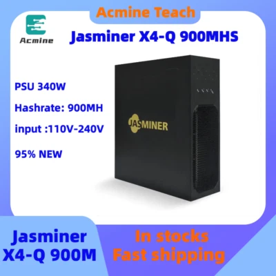 99% new Jasminer X4-Q 900M 340W etc ethw zil octa ethf miner 180days warranty - Image 1 of 4