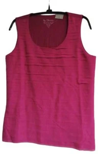ROPA CHICO'S SOFISTICADA CAPAS TANQUE ROSA O PÚRPURA CHICOS TALLA 0=4/6 NUEVO CON ETIQUETAS $69 - Imagen 1 de 11
