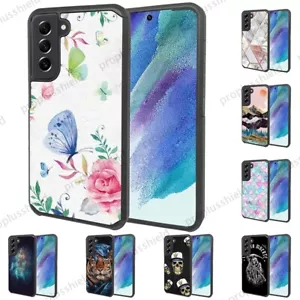 Per Samsung Galaxy S21 FE 5G Custodia Slim Antiurto Doppio Strato + Vetro Temperato f7 - Foto 1 di 30