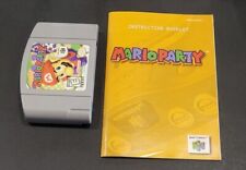 N64 Game w Manual ~ Mario Party (1997) ~ Authentic Tested Working