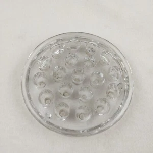Vintage Clear Glass 5” Flower Frog 19 Hole Stem Holder Arranging - Picture 1 of 3