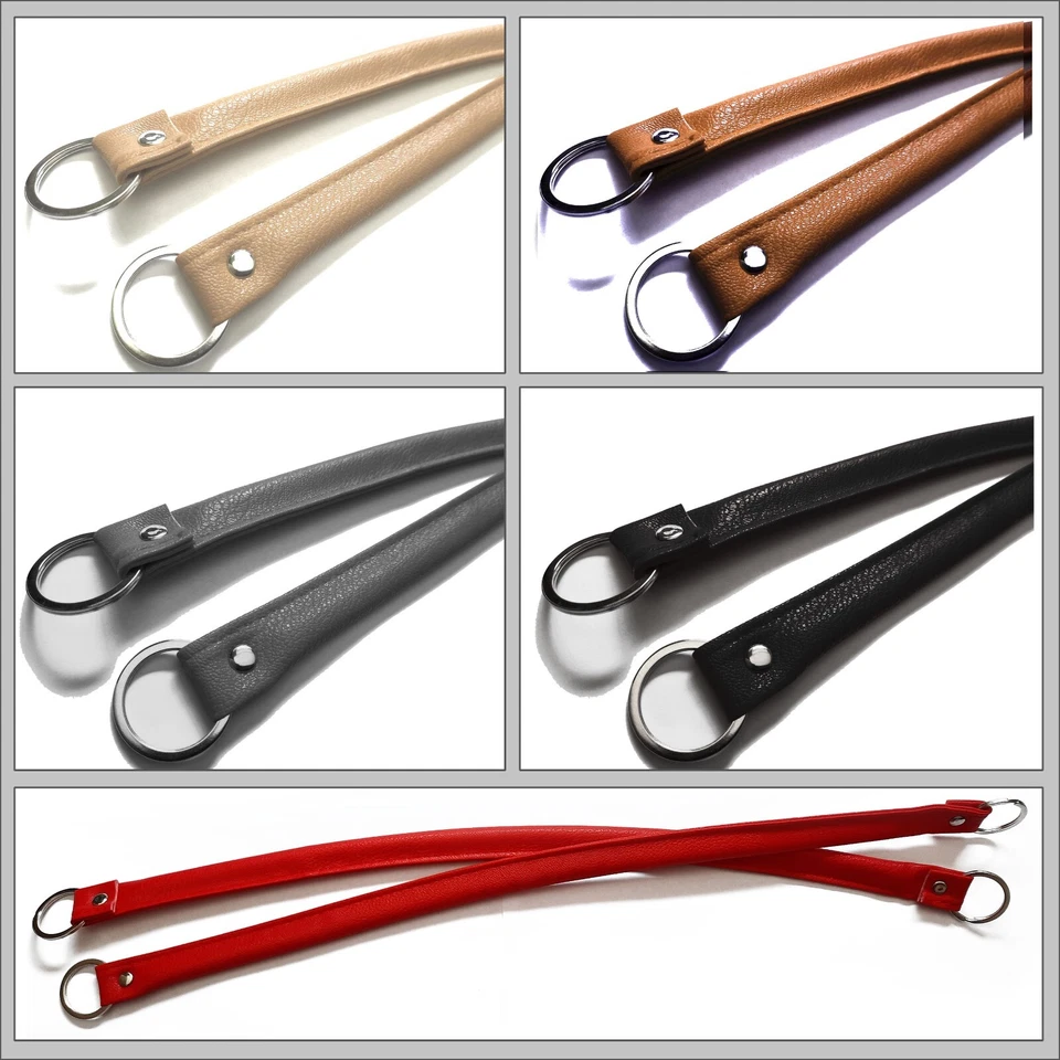 1 Paar Taschenhenkel Kunstleder 50 cm Taschengurt Träger Griff Gurtband Gurt - Bild 1 von 4