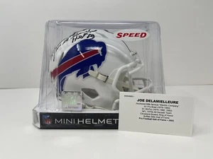 Minicasco Tristar firmado por Joe Delamielleure "Hof 03" autografiado Buffalo Bills - Imagen 1 de 6